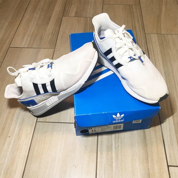 adidas eqt cushion adv white blue